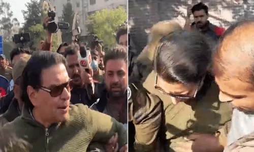 دھاندلی کے خلاف پی ٹی آئی کا احتجاج؛ سلمان راجہ سمیت کئی کارکنوں کو گرفتار کر لیا گیا