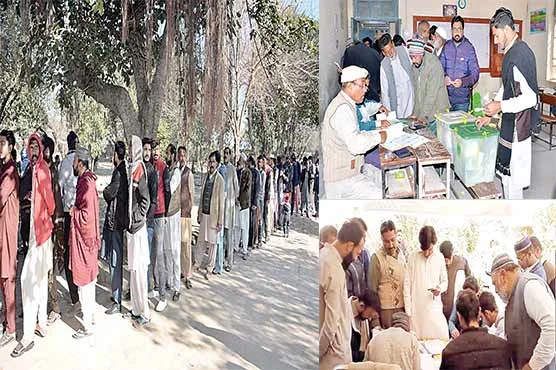 ڈسٹرکٹ ریٹرننگ آفیسر میاں عثمان علی کامختلف پولنگ سٹیشنزکادورہ