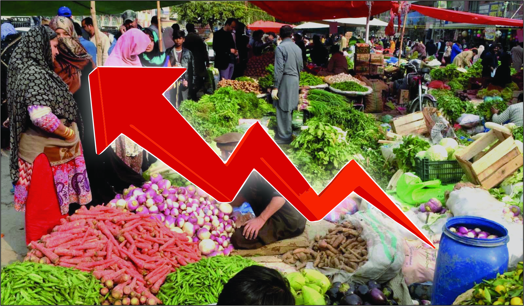 مہنگائی کے باعث اشیائے ضروریہ کے نرخوں میں اضافہ