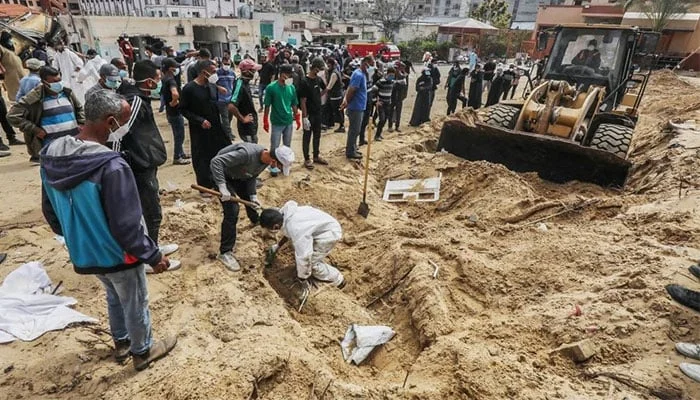 امریکہ نے اجتماعی قبروں کی دریافت پر اسرائیل سے جواب مانگ لیا!