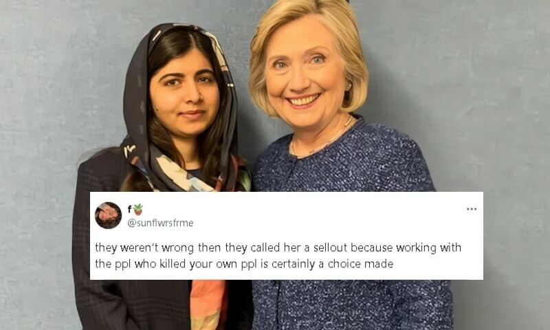 ہلیری کلنٹن کے ساتھ کام کرنے پر تنقید کے بعد ملالہ یوسفزئی نے وضاحت کردی