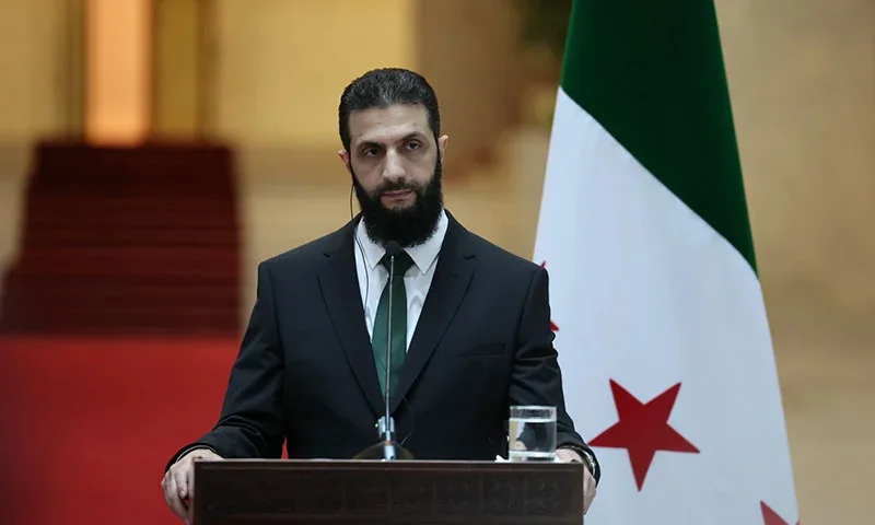 "شام کا آئین منسوخ، احمد الشرع عبوری صدر مقرر"