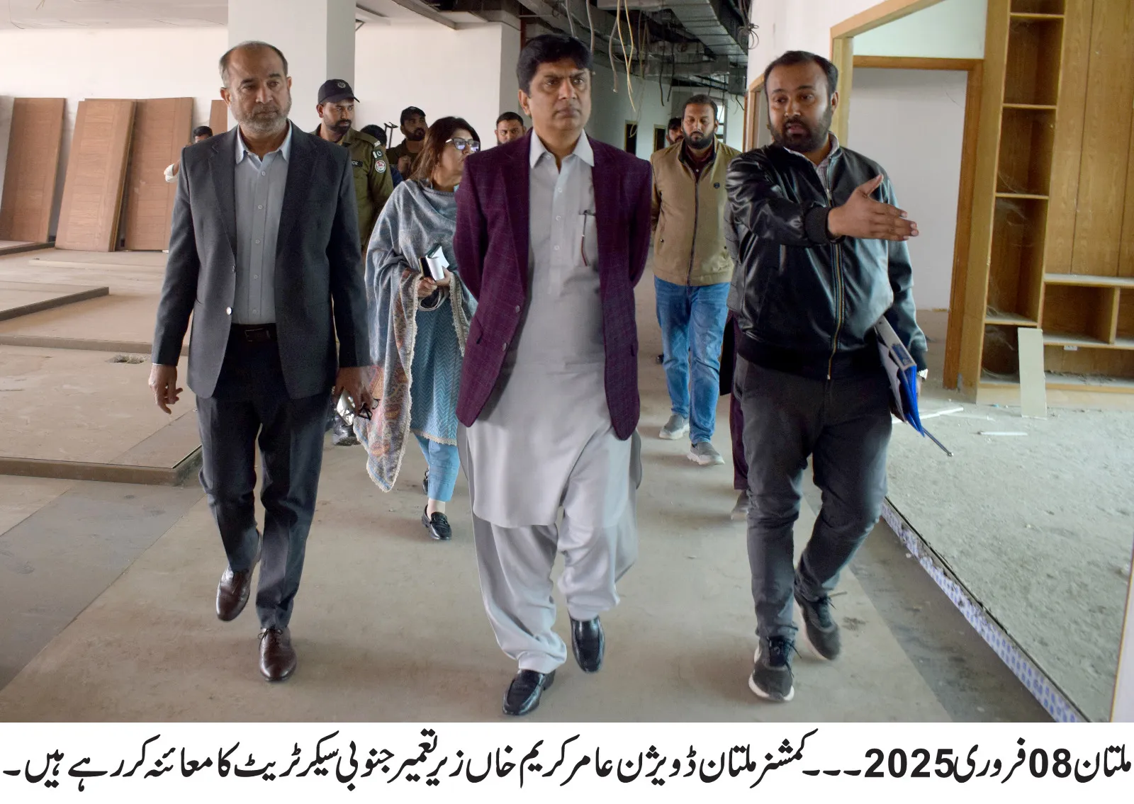 جنوبی پنجاب سیکرٹریٹ کی تعمیر سے ترقی کے نئے سفر کا آغاز ہوگا:کمشنر ملتان