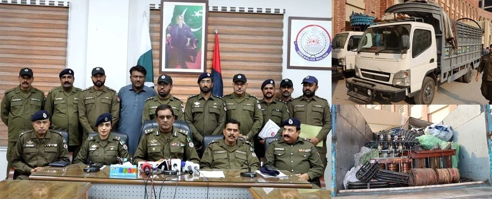 ملتان پولیس کی کارروائیاں:اندھے قتل،تیزاب گردی کے ملزمان سمیت بین الصوبائی گینگ گرفتار