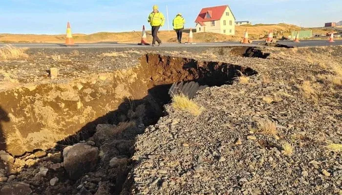 آئس لینڈ میں 24 گھنٹوں کے دوران زلزلے کے 550 جھٹکے