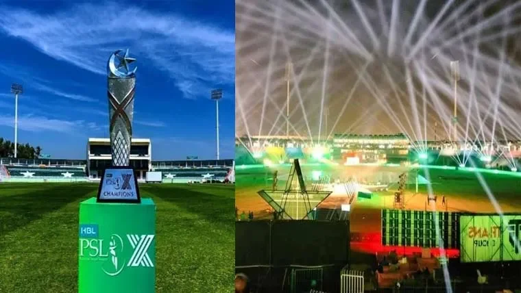 پی ایس ایل 10 کی افتتاحی تقریب کا آغاز قومی ترانے سے ہوا