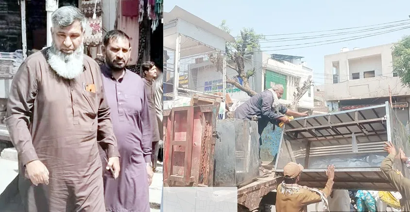 ملتان: میونسپل کارپوریشن کا تجاوزات کیخلاف آپریشن