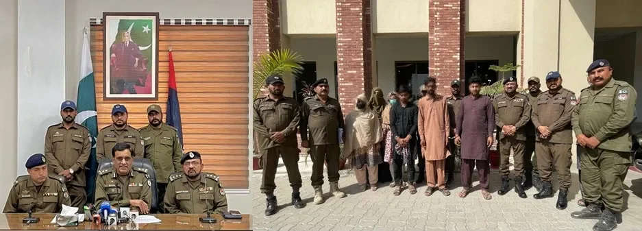 تھانہ سٹی جلالپورنے اندھے قتل کا معمہ حل کرلیا ، 5 ملزمان گرفتار