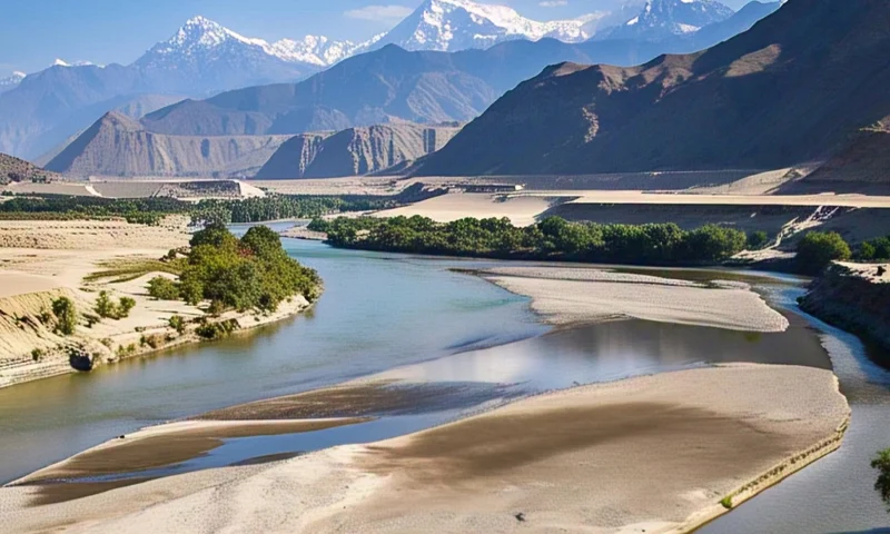 بھارتی آبی جارحیت سے دریائے چناب خشک ہونے لگا
