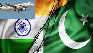 "بھارت نے پاکستان کیلئے فضائی حدود بند کیں: کشیدگی میں نیا موڑ"