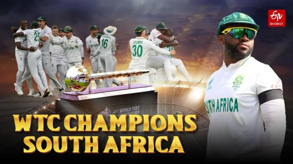 جنوبی افریقا ورلڈ ٹیسٹ چیمپئن بن گیا، فائنل میں آسٹریلیا کو شکست