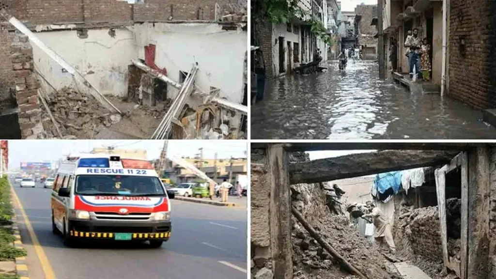 پنجاب اور اسلام آباد میں شدید بارش سے حادثات، 13 افراد جاں بحق