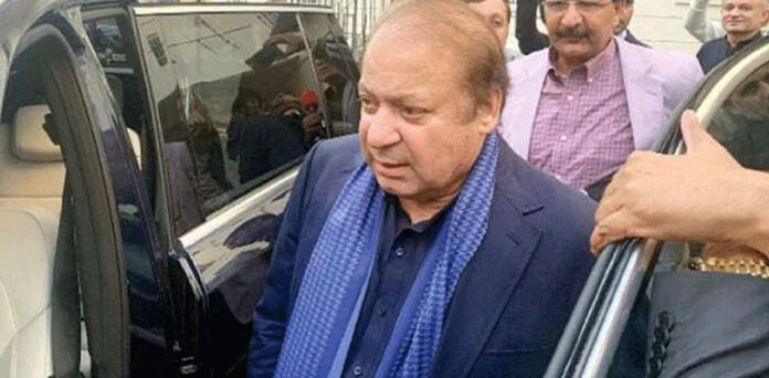 نوازشریف لندن سے براستہ ابو ظہبی لاہور پہنچ گئے
