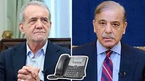 شہباز شریف کا ایرانی صدر سے رابطہ: مشرق وسطیٰ میں امن اولین ترجیح