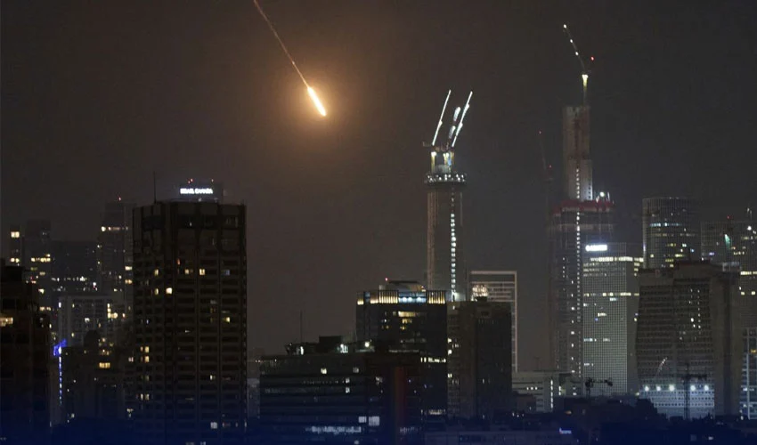 ایران کی جانب سے اسرائیل پر پانچواں میزائل حملہ کردیا گیا