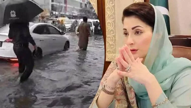 مریم نواز کا ندی نالوں میں طغیانی پر اداروں کو الرٹ رہنے کا حکم