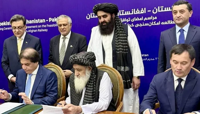 پاکستان، افغانستان اور ازبکستان کے درمیان ریلوے معاہدہ طے پا گیا