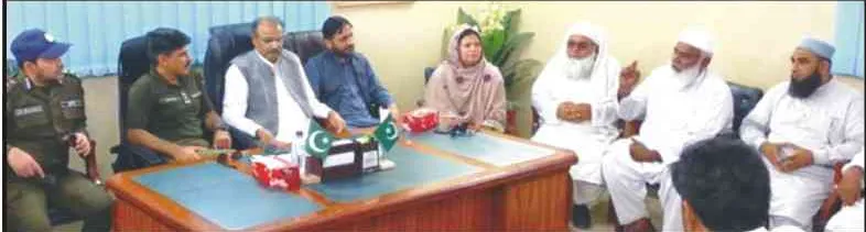 محرم الحرام،علماء اور امن کمیٹی اراکین قیامِ امن کیلئے بھرپور کردار ادا کریں(کمشنر ڈیرہ)