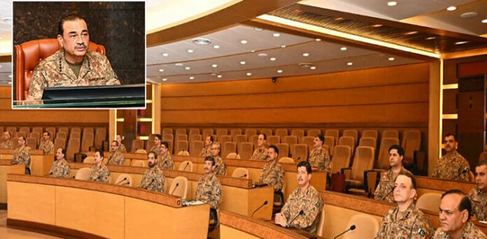 بھارتی اسپانسرڈ دہشتگرد پراکسیز کیخلاف فیصلہ کن کارروائیاں جاری رکھنا ناگزیر : کور کمانڈرز کانفرنس