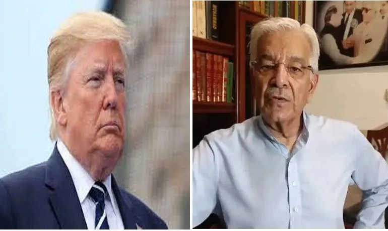 ٹرمپ کا پاکستان کے دورے کا کوئی پروگرام نہیں: خواجہ آصف