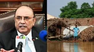 قوم سیلاب سے پیدا مشکلات کا حوصلے سے مقابلہ کرے گی: زرداری