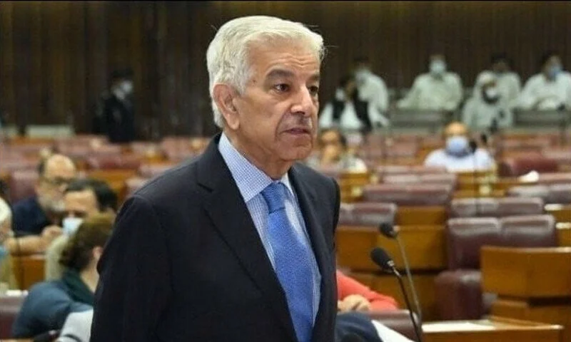 بذریعہ سڑک ایران جانے پرجائز وجوہات کے سبب پابندی عائد کی: خواجہ آصف