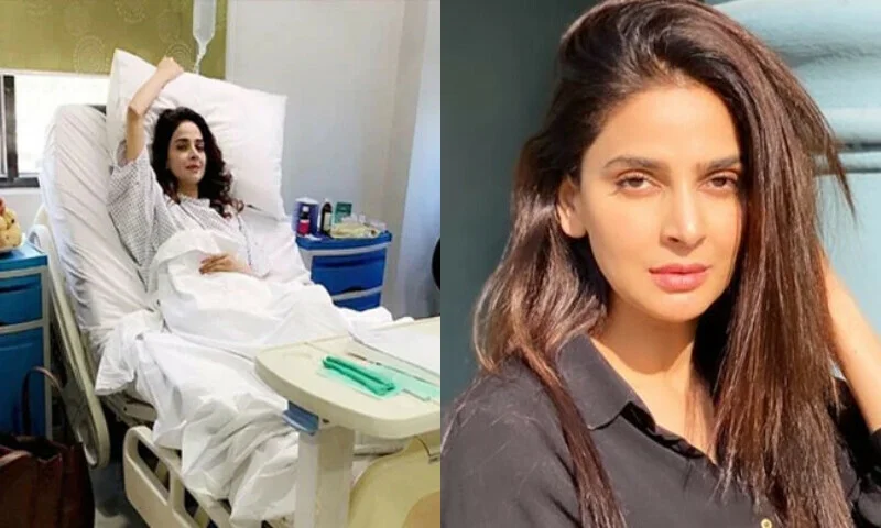صبا قمر کی طبیعت ناساز، اسپتال منتقل، اداکارہ نے تصویر بھی شیئر کردی