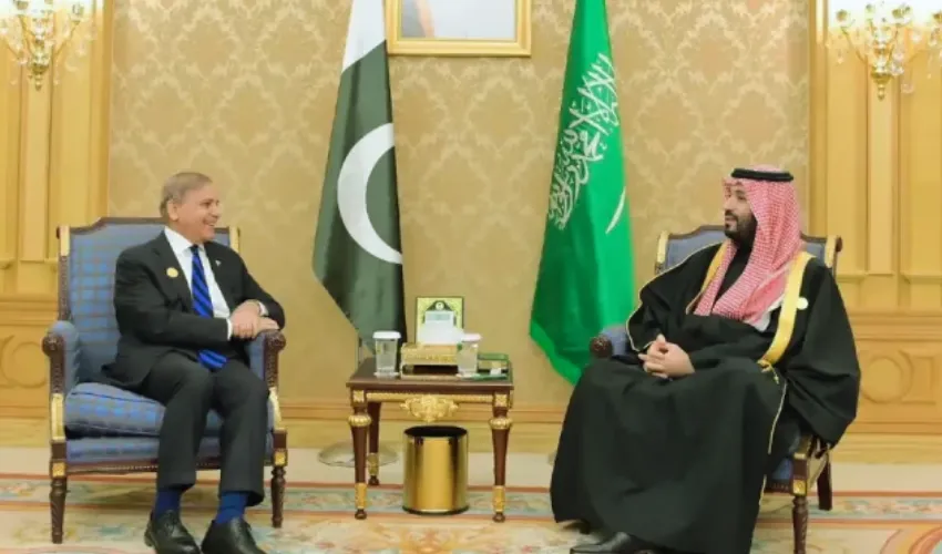 وزیراعظم کی سعودی ولی عہد سے ملاقات، قطر پر اسرائیلی حملے کی مذمت