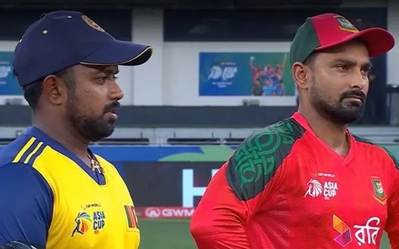 بنگلادیش کا سری لنکا کے خلاف ٹاس جیت کر فیلڈنگ کا فیصلہ