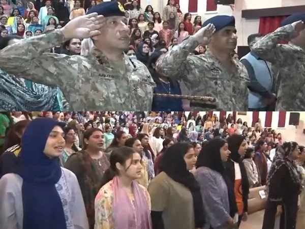 لیفٹیننٹ جنرل احمد شریف چوہدری کا کنیرڈ کالج کا دورہ، طالبات کے ساتھ انٹریکٹو سیشن