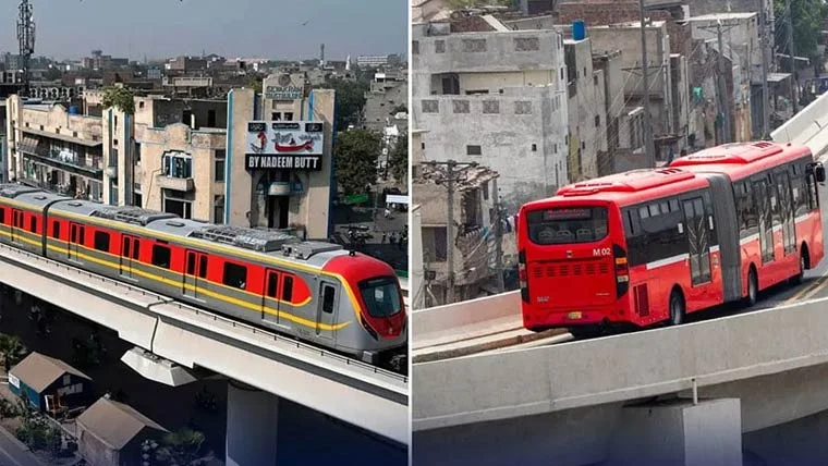 لاہور اورنج ٹرین میٹرو بس بحال: پبلک ٹرانسپورٹ نظام دوبارہ فعال
