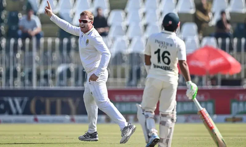 جنوبی افریقہ نے راولپنڈی ٹیسٹ میں پاکستان کو 8 وکٹوں سے ہرایا، سیریز برابر