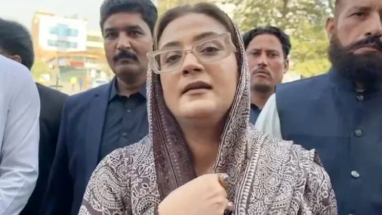 سہیل آفریدی اڈیالہ کا مجاور: عظمیٰ بخاری کا سخت ردِعمل