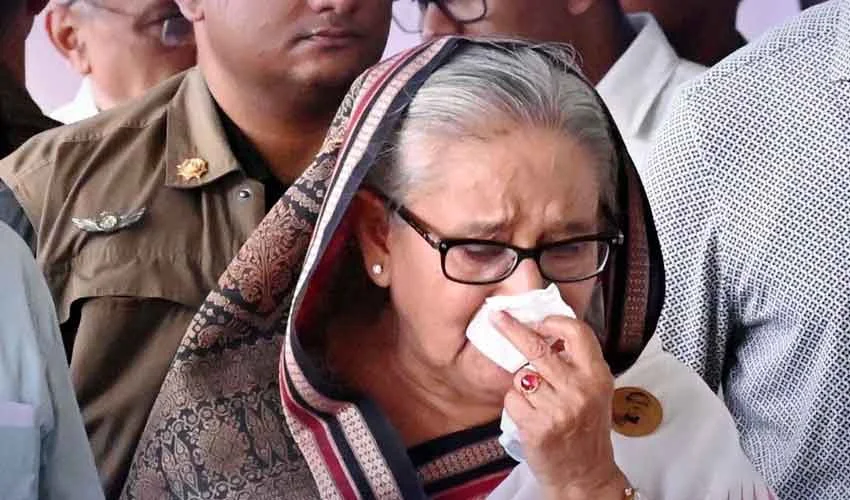 بنگلادیش میں انسانیت کے خلاف جرائم کا فیصلہ: سابق وزیراعظم حسینہ واجد مجرم قرار