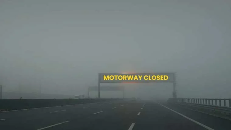 موٹروے ایم 5 دھند بندش: ملتان شیر شاہ انٹرچینج سے ظاہر پیر تک بند