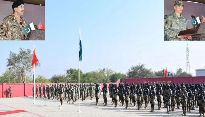 پاکستان اور چین کی مشترکہ فوجی مشق واریئر IX کا آغاز